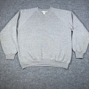 Vintage Castaways Sport Blank Sweatshirt Men's Large - Gray - Made in USA Retro